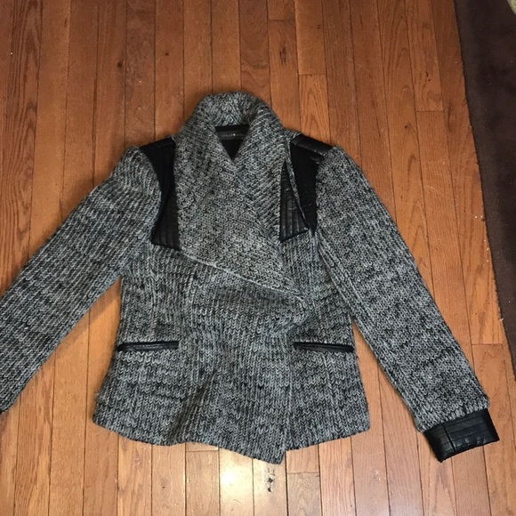 - Stella & Jamie Grenoble Faux Leather/wool jacket - Picture 3 of 3